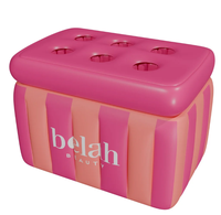 Glacière gonflable personnalisée imprimée en usine, bar à boissons flottant, glacière portable en PVC étanche pour piscine, plage, fête d'été