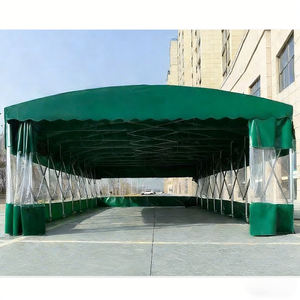   Tente de stockage pliable pour entrepôt - Auvent rétractable en PVC avec emballage compact - Product Image 6