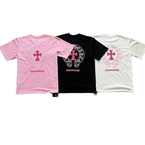 T-shirt ample pour homme, personnalisé, nouvelle arrivée, haute qualité, 240 grammes, 100% coton, motif uni, broderie ou impression personnalisée - Product Image 1
