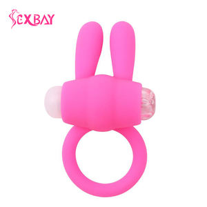 Vibrerende Siliconen <span class=keywords><strong>Cock</strong></span> <span class=keywords><strong>Ring</strong></span> Voor Man Vertraagde Ejaculatie - Product Image 5