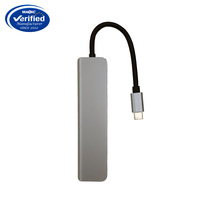 Hub USB C 5 en 1 Type C Hub USB3.0 5 Gbps 5 en 1 Hub USB 3.0 et Type C
