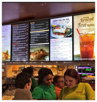 Boîte lumineuse publicitaire LED mince A1A2A3A4 avec panneau frontal en verre, cadre en aluminium à clipser, utilisation en intérieur, restaurants, magasins, cadre d'affiche LED