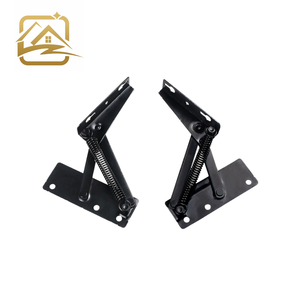 Iron Adjustable <b>Table</b> Lifting Lid Mechanism Spring Hinge Bracket <b>Folding</b> Bed Sofa Spring Hinge - Product Image 1