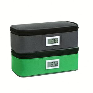 OEM ODM Insulated Polyester Waterproof Eco-Friendly Insulin Pen Travel Cooler Bag Letter Zipper Closure Thermometer Ice - Product Image 4