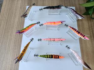 เหยื่อปลอมพิมพ์รูปกุ้งบ้าขนาด11ซม. 22ก. ABS สำหรับตกปลาในแม่น้ำทะเลสาบลำธาร - Product Image 5