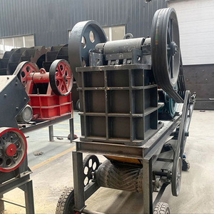 Trituradora de Mandíbulas Portátil PE250x400 con Motor con Rodamientos para Piezas Pequeñas de Piedra y Aplicaciones de Construcción, Minería y Procesamiento de Minerales - Product Image 3