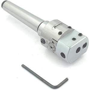 หัวเจาะละเอียดขนาด 38 มม. แบบไมโคร 2MT Shank ขนาดเล็ก-เมตริก 1 ดิว = 0.015 มม. วัสดุเหล็ก คละขนาด 8 มม. รองรับเครื่องมือ - Product Image 3