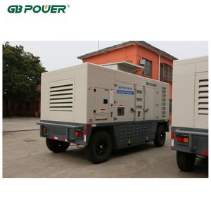 맞춤형 프로젝트 사일런트 트레일러 바퀴 퍼킨스 엔진 2206C-E13TAG3 장착 3 상 400kva 디젤 발전기 - Product Image 2