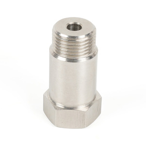 Adaptador de sensor de oxígeno M18x1.5, tubo recto de aleación de aluminio de 45 mm para actualización y reequipamiento - Product Image 1