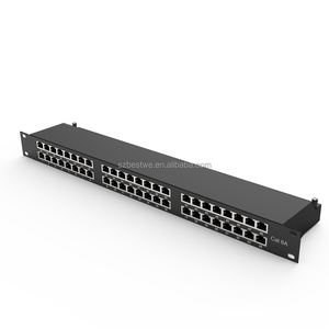 แผงแพทช์แบบมีฉนวนป้องกัน Cat6A 48 พอร์ต จากโรงงานโดยตรง |   1U 10Gb อีเธอร์เน็ต |   FTP สำหรับศูนย์ข้อมูล - Product Image 6