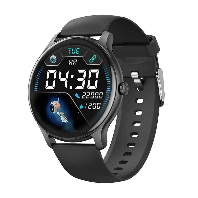 Più venduto NK08C Smart Watch con 1.3 pollici Full Touch bracciale per il monitoraggio continuo della frequenza cardiaca braccialetto Smartwatch musicale