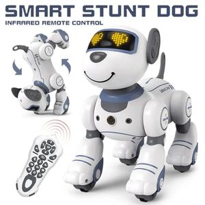 Jouet de chien télécommandé intelligent programmable SJY-BG1533 pour enfants, chien robot électronique sans fil en plastique avec lumières et fonctions éducatives - Product Image 6
