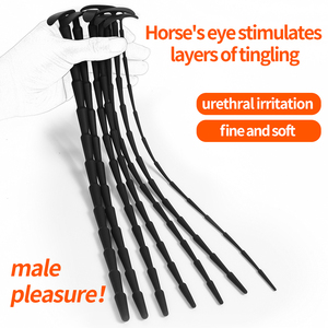 7 tailles de sons urétraux pénis en silicone tiges de sondage prise de pénis, bouchon urétral dilatateur urinaire tige de Masturbation de l'urètre pour homme - Product Image 4