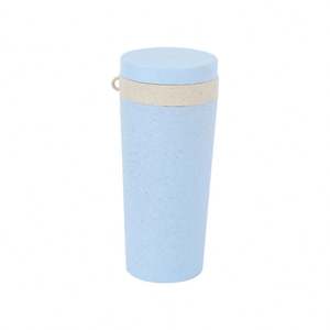 YS789 - Taza Ecológica de Plástico sin BPA de 350 ml, con Fibra de Paja de Trigo, para Regalos Corporativos y de Empresa, con Logotipo Personalizado Impreso - Product Image 1