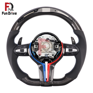 Volante in Pelle e Fibra di Carbonio Serie F M Sport per <span class=keywords><strong>BMW</strong></span> <span class=keywords><strong>F30</strong></span> 340i F10 535i F32 <span class=keywords><strong>F20</strong></span> F36 F22 M4 F82 X5 F15 F80 M3 F11 F31 F01 - Product Image 6