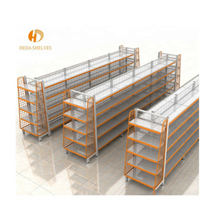 De alta calidad de China fabricante de tienda de venta al por menor tienda de comestibles de visualización bastidores góndola estanterías <span class=keywords><strong>Precio</strong></span> de <span class=keywords><strong>supermercado</strong></span> - Product Image 1