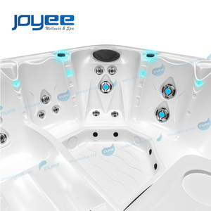 JOYEE Meilleurs services Salle de sport Jacuzzis De jardin Hôtel Vente en gros Bon marché Tube extérieur Bain à remous SPA Usine Lumière LED - Product Image 2