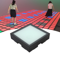 Carrelage de lumière matricielle LED pour aire de jeux de parc d'attractions intérieur interactif pour jeux révolutionnaires Activer le jeu de lumière de jeu