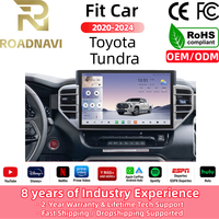 Écran stéréo HD RoadNavi de 14,6 pouces, navigation Android pour Toyota Tundra 2020-2024, lecteur multimédia vidéo, CarPlay sans fil, GPS