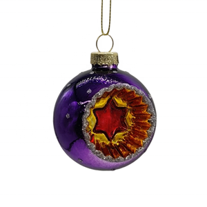 Ciondolo di <span class=keywords><strong>natale</strong></span> selezionato 65MM sfera di vetro a forma irregolare festa regalo scena decorazione albero di <span class=keywords><strong>natale</strong></span> - Product Image 5