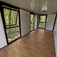 Casa Contenedor Plegable Tipo Z de 20 pies, Casa Modular Prefabricada de Paquete Plano, Casa Pequeña Móvil de Montaje Rápido, Oficina, Dormitorio, Campamento