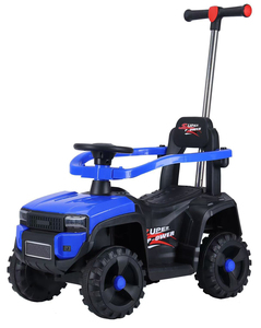 Firmenwerbeartikel Kinderspielzeug Lauflernhilfe Schiebestange Kinderfahrzeug <span class=keywords><strong>3</strong></span>-in-1 Auto mit Musik - Product Image 1