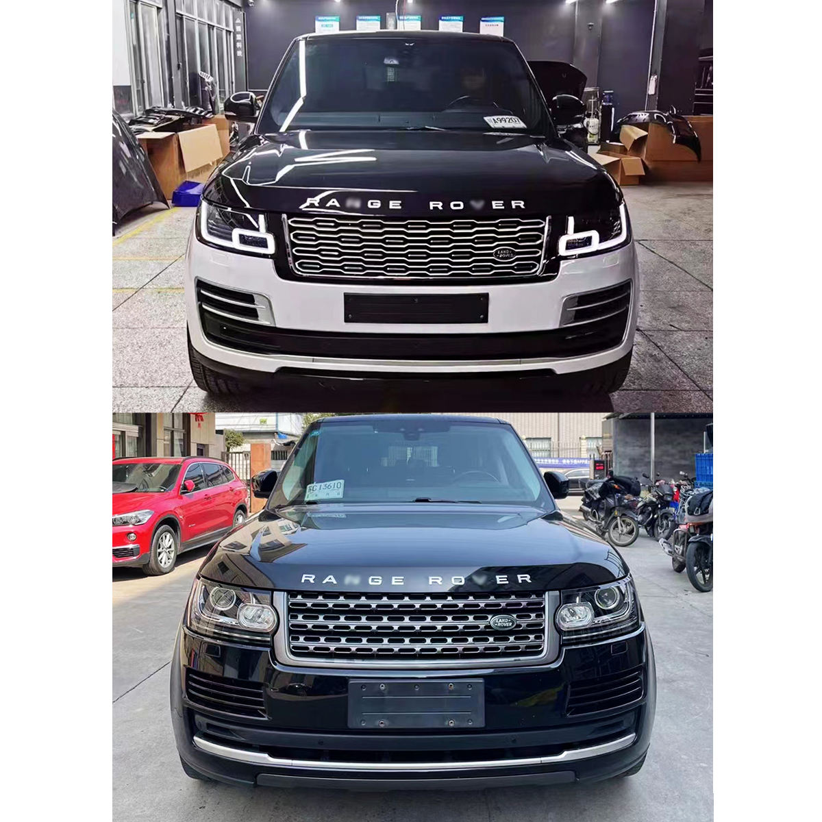 body kit 2018 range rover vogue wide