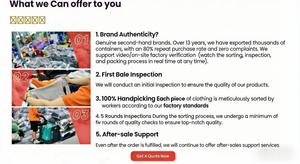 Vêtements d'occasion en gros d'usine, Balles de vêtements de marque usagés de Grade A, Pantalons/Chemises, Vêtements vintage pour enfants, Vêtements de seconde main - Product Image 5