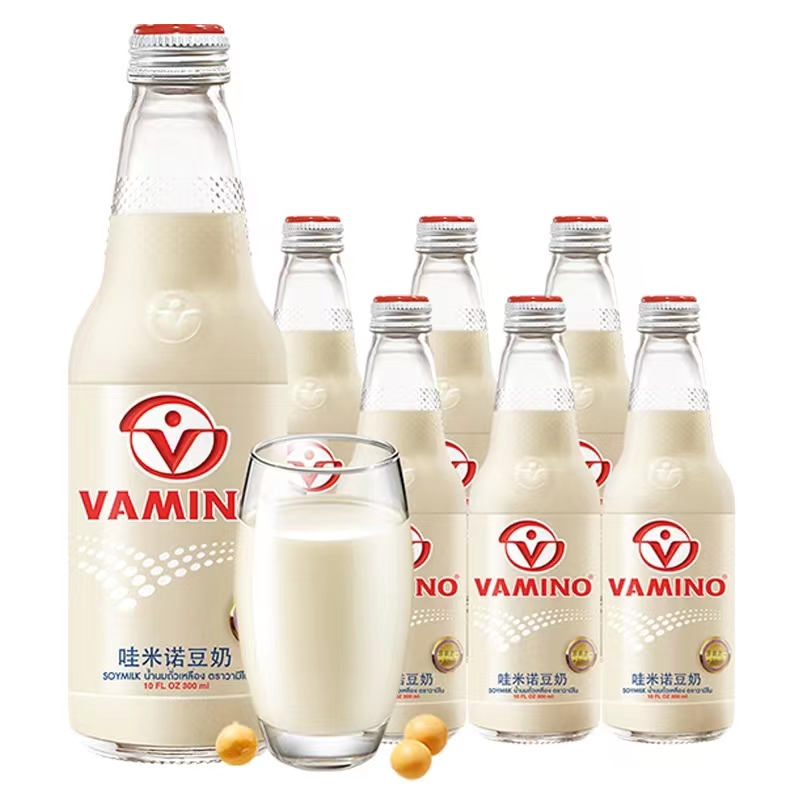 Thai Wah Mino Soy Milk Original Grain Thai Milk Tea Soy Milk sparkling water soft drinks