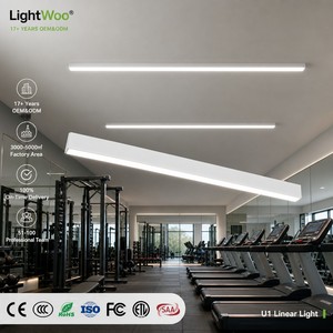Luminaire linéaire LED UGR16 pour soins oculaires, profilé à raccordement sans soudure, <span class=keywords><strong>3</strong></span> températures de couleur, pour rail linéaire, bureau, suspension et plafond - Product Image 1