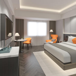 Moderno legno massello cinque stelle Hotel camera da letto mobili personalizzati dalla fabbrica diretta per soggiorno e camera da letto - Product Image 4