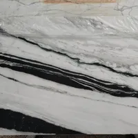 Winson hotselling negro veteado mármol blanco alternativa natural pared o piedra encima de exóticas losas de mármol