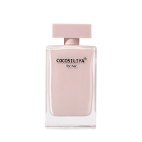 Parfum pour femmes de marque haut de gamme Vaporisateur Floral Musqué Taille standard Utilisation à domicile en flacon noir rouge Version transfrontalière Vente en gros