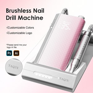 Support Logo 60w Brushless Nail Drill Machine Rechargeable Electric <strong>Nailfile</strong> Professional 35000rpm Electric Nail Drill for Salon - Product Image 2