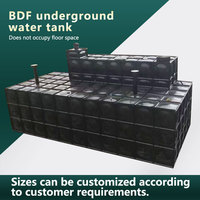 Tanque de Almacenamiento Subterráneo BDF con Revestimiento de Grado Alimenticio para la Recolección de Agua de Lluvia para Sistemas de Riego en Comunidades Residenciales