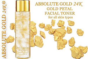 Han Linger bio blanchissant soins de la peau apaisant hydratant Anti-âge pur naturel absolu or 24k or pétale tonique pour le visage - Product Image 3