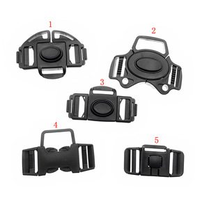 <span class=keywords><strong>1</strong></span> pulgada de plástico fuerte hebilla de 5 puntos, clip de arnés, hebilla de cinturón de seguridad de 5 puntos para cochecito de bebé, reemplazo de asiento de coche infantil - Product Image 4