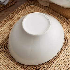 Customized <b>Large</b> Sustainable Porcelain Bone China Noodle Soup <b>Bowl</b> Europe Style Design for Hotels and Daily Use Eco-Friendly - Product Image 4