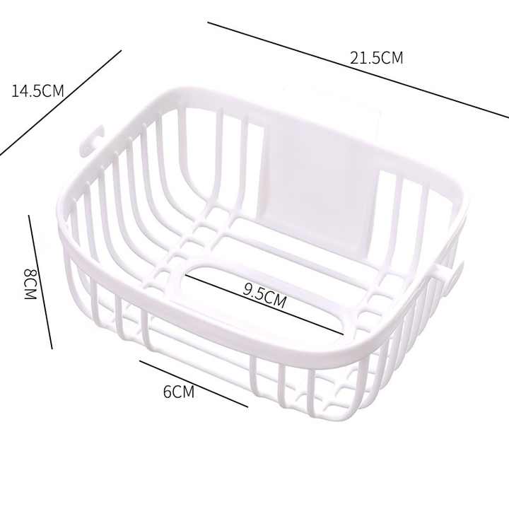 Punchfree Toilet Paper Shelf Bathroom Kitchen Tissue Box Wallmounted