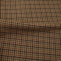 50% Wolle 50% Polyester Garngefärbter Karo-Stoff für Anzugjacken Hemden Röcke Hosen (340g/m²)
