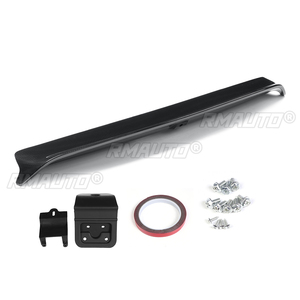 Aileron arrière en plastique ABS aspect fibre de carbone, couvercle de coffre, accessoire de style automobile pour Dodge Challenger 2008-2020 - Product Image 2
