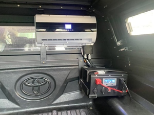 Conversión de frecuencia inteligente de ahorro de energía DC 12V 24V AC unidad RV aire acondicionado camión coches autocaravana Camper Van remolque - Product Image 5