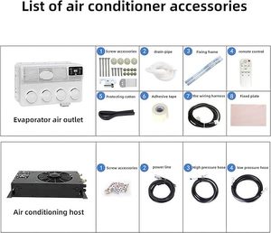 TELCOOL 12/24V Air Conditioner Hidden Underbody RV Air Conditioner/DC Silent air Conditioner for Trailers, Campers, Trucks, <strong>Vans</strong> - Product Image 6