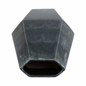 Vaso decorativo in ceramica a forma geometrica sfaccettata per la casa, soggiorno, camera da letto. - Product Image 6