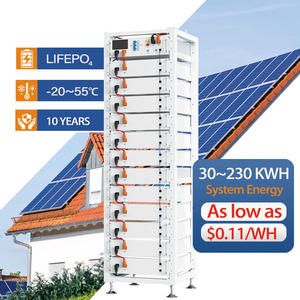 High Voltage Solar Battery 51.2v 160v-800v 8000 <b>Cycles</b> Bms 50kwh 100kwh 200kwh Solar Battery Solar With Battery Storage - Product Image 3