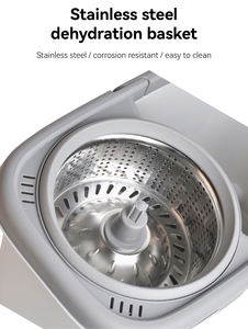 Serpillière avec seau en métal Microfibre Rotatif Easy Wring Clean Turbo pour le <span class=keywords><strong>nettoyage</strong></span> et la désinfection des sols durs - Product Image 2