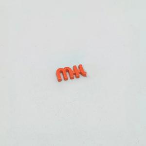 Modischer Minimalistischer Buchstaben-Stil <span class=keywords><strong>M</strong></span> Metall-Patch 17*7MM, Galvanisch Beschichtet mit Einbrennlackierung, Vielseitiges Accessoire für Haarschmuck - Product Image 3