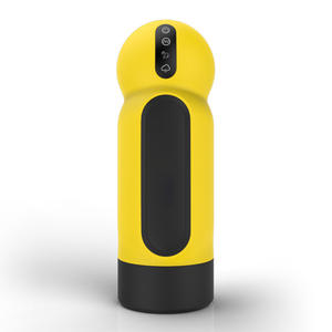 ペニス吸引刺激10段階振動伸縮男性用電気ショックオナニーカップ - Product Image 1