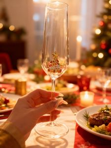 Copa de Vino Espumoso Hello Kitty para Parejas, de Vidrio de Borosilicato Alto, Estilo Minimalista, Moderno, Simple y de Alta Calidad - Product Image 6