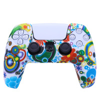 Housse en caoutchouc Gel de Silicone souple pour Playstation 5 PS5 contrôleur Protection peau pour Sony PS 5 Gamepad coque en Silicone